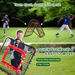 Multi-Sport Rebound Net – Baseball, Softball, Volleyball Trainer