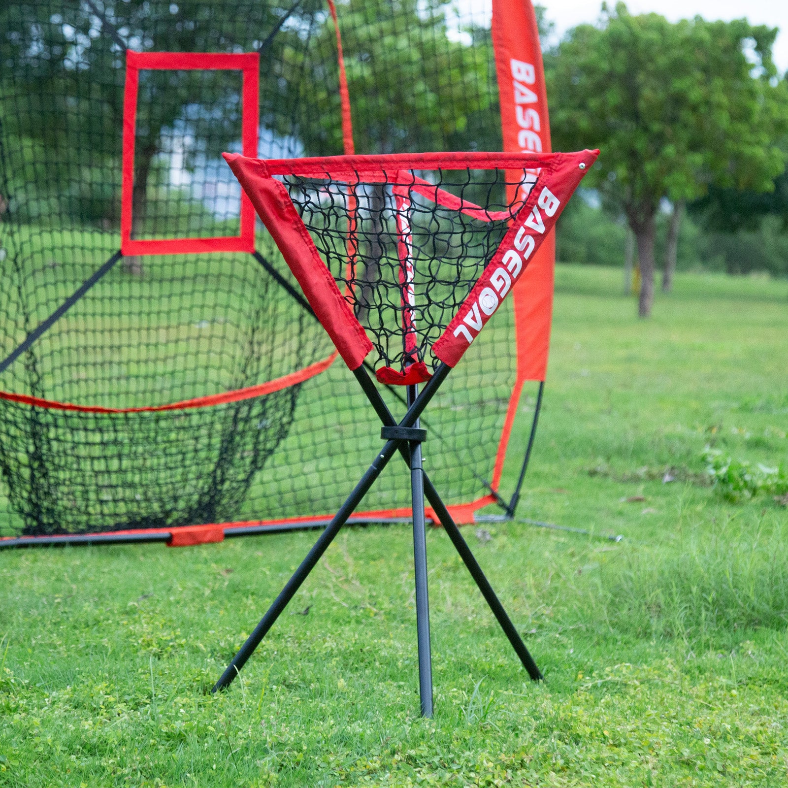 Ball Caddy – Portable Foldable Baseball & Softball Practice Basket