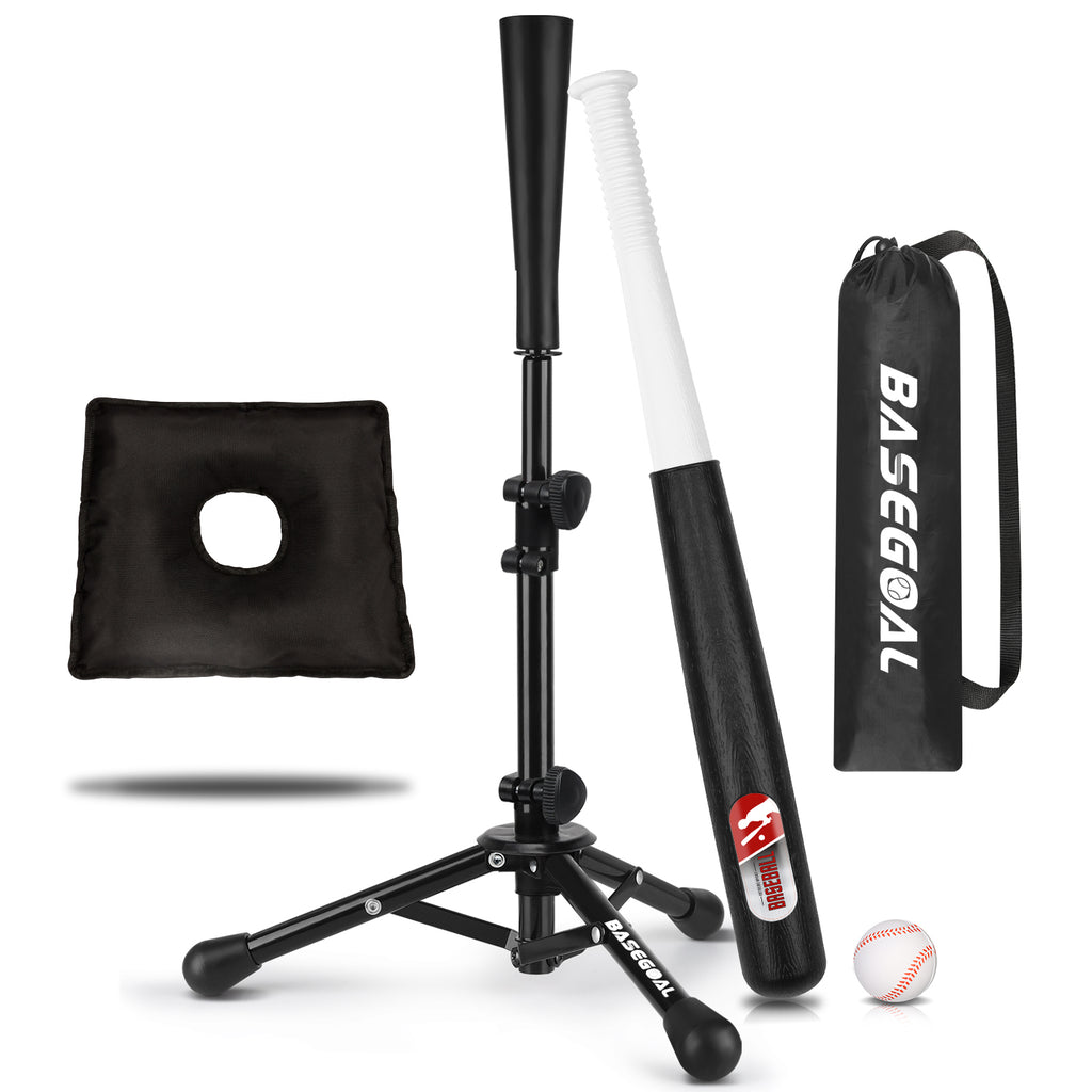 Adjustable Youth Batting Tee Set – T-Ball & Softball for Kids | Free Sandbag Included