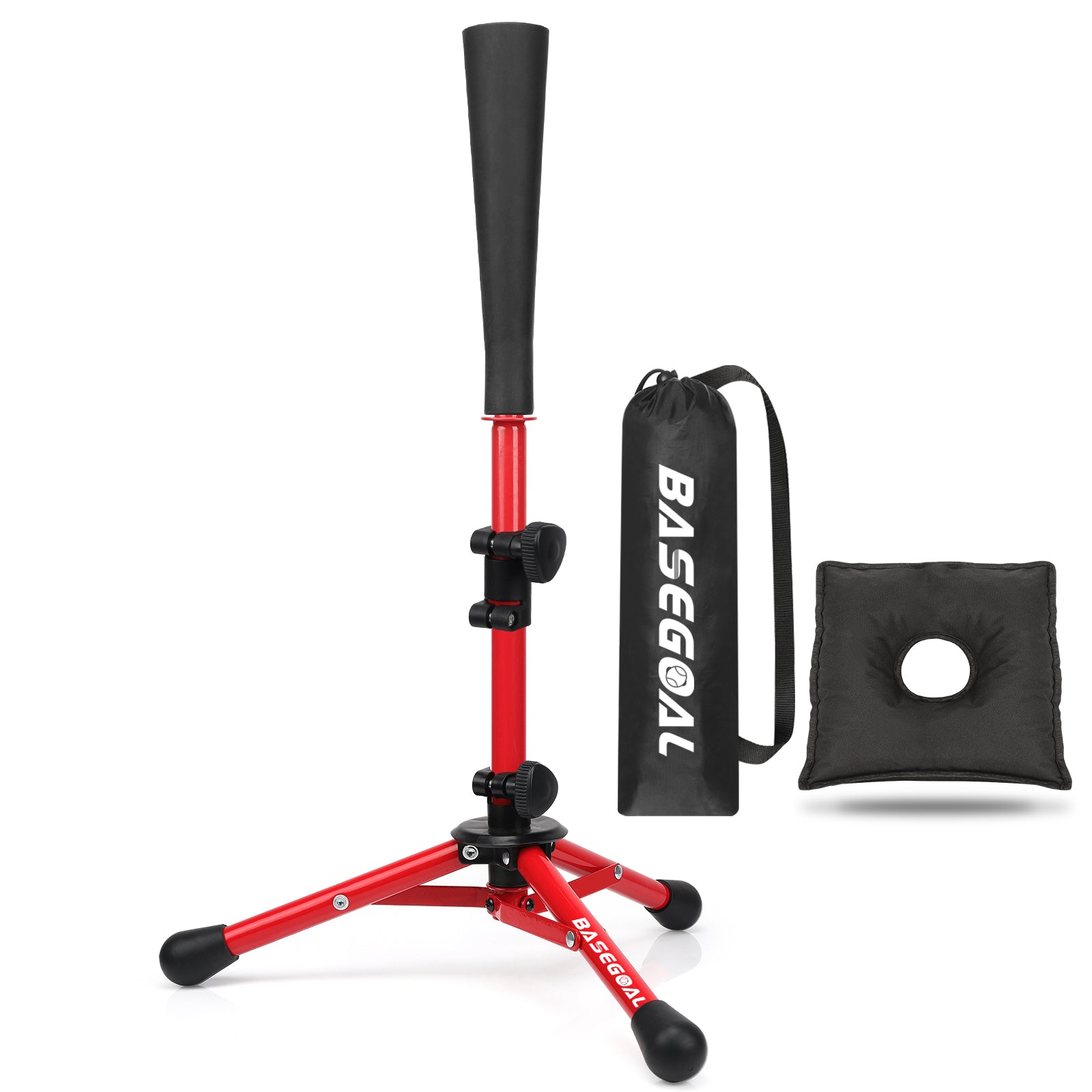Adjustable Youth Batting Tee – Portable Tee for Kids & T-Ball | Free Sandbag Included