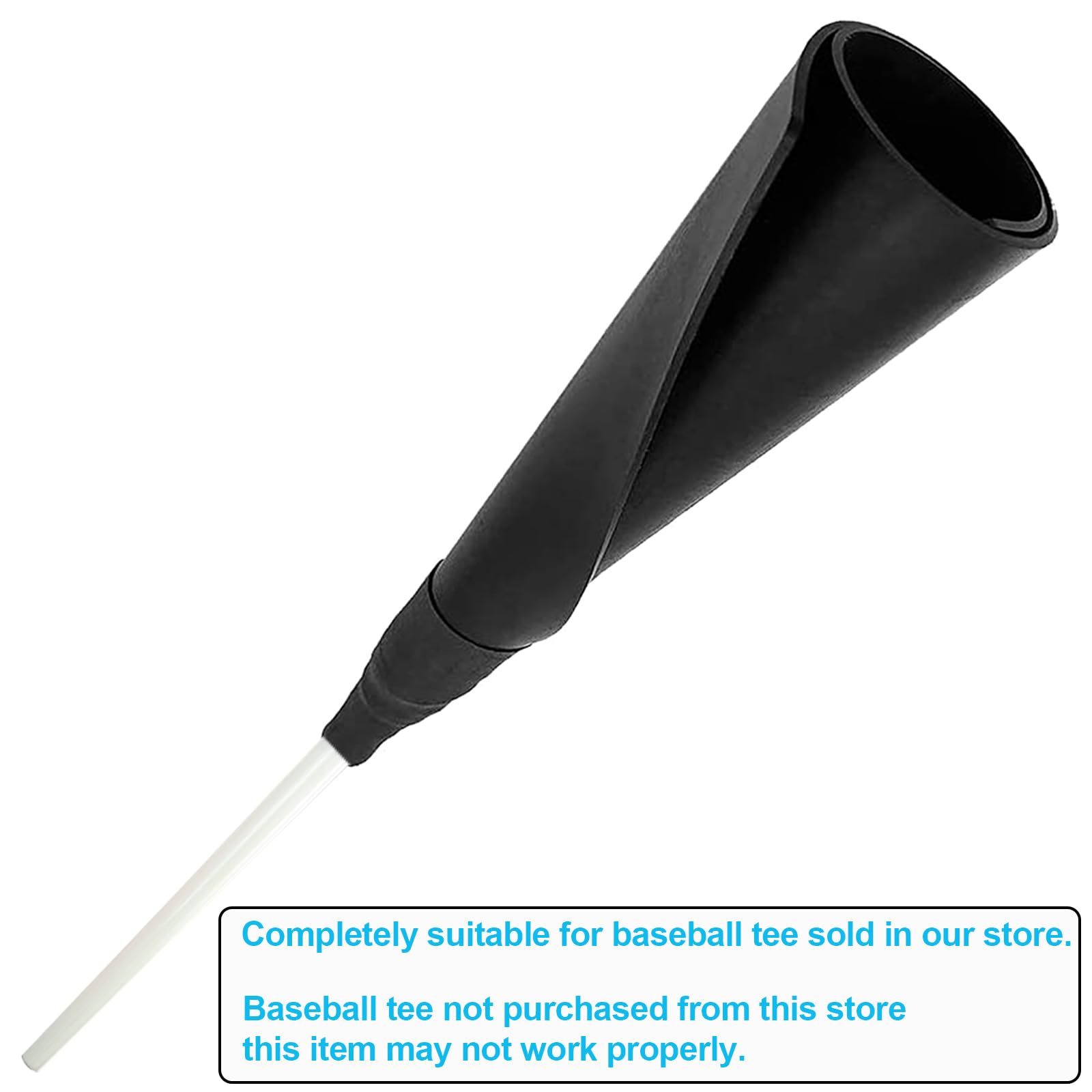 New White Batting Tee Topper Replacement Basic Ball Rest Rubber Cup