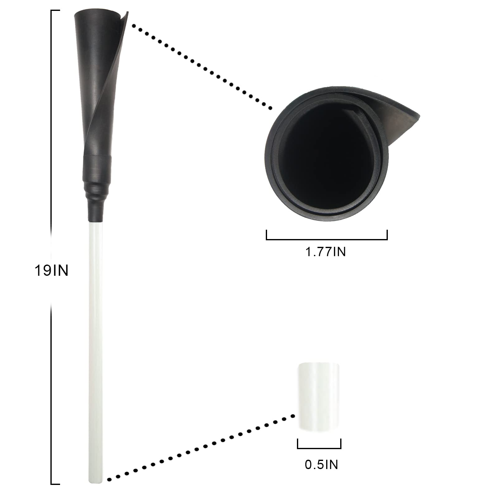 New White Batting Tee Topper Replacement Basic Ball Rest Rubber Cup