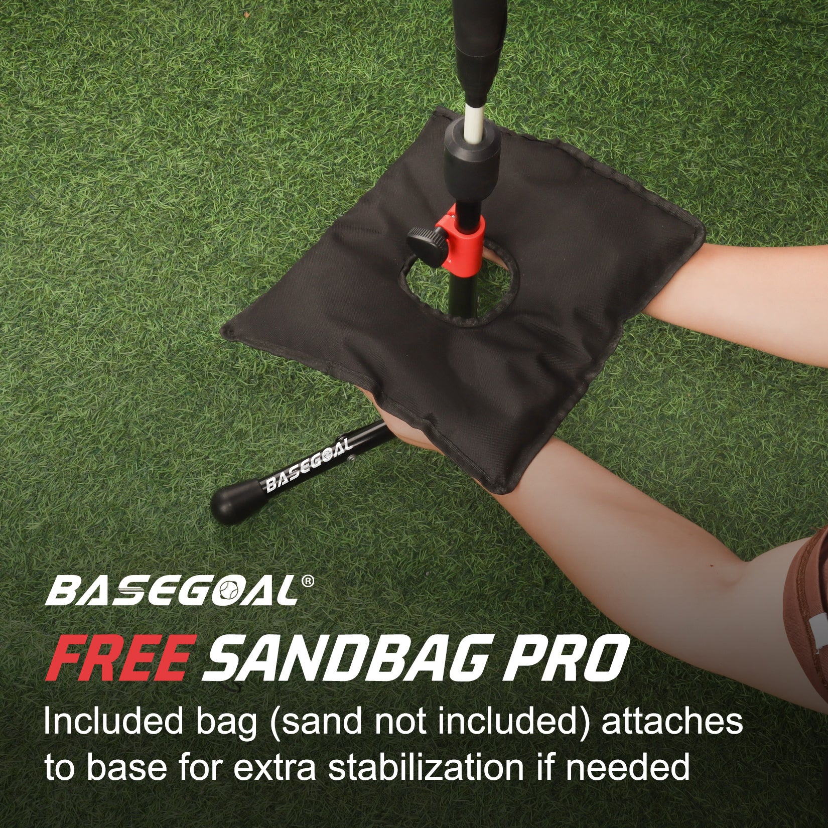 Adjustable Youth Batting Tee Set – T-Ball & Softball for Kids | Free Sandbag Included