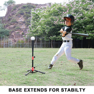 Kids Baseball Batting Tee – Adjustable Height Softball Tee for Youth & Tee Ball