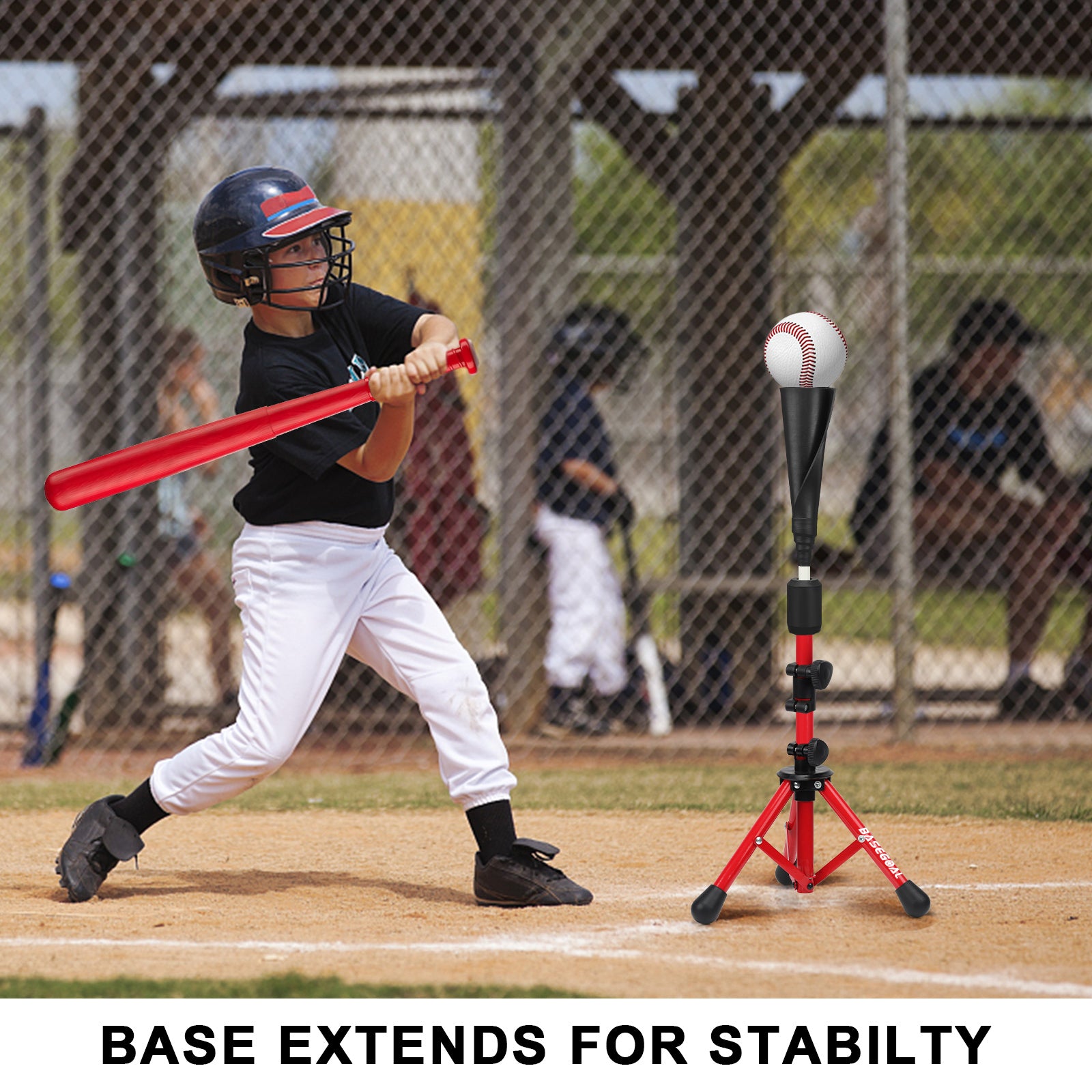 Portable Travel  Baseball & Softball Batting Tee for Kids