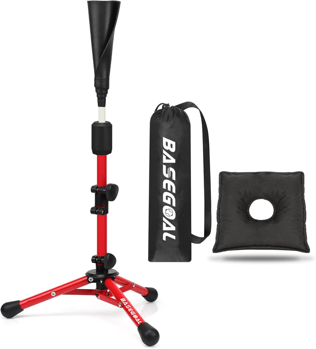 Adjustable Youth Batting Tee – Portable Tee for Kids & T-Ball | Free Sandbag Included