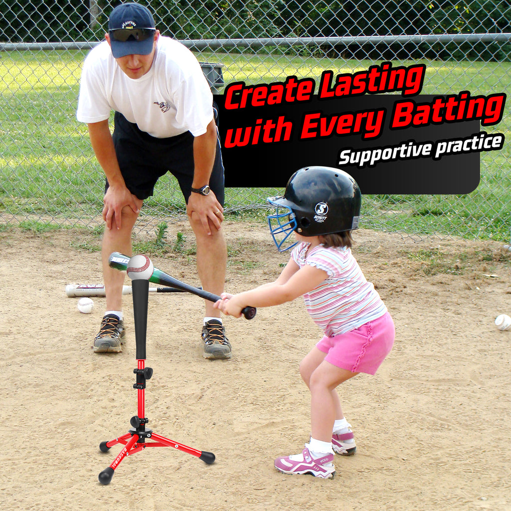 Adjustable Youth Batting Tee – Portable Tee for Kids & T-Ball | Free Sandbag Included