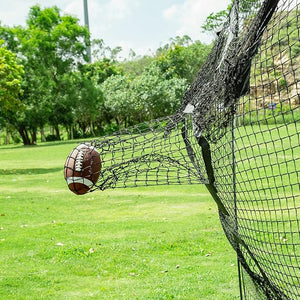 Football Throwing Net with 5 Target Pockets 8x8ft & 7x7ft Options