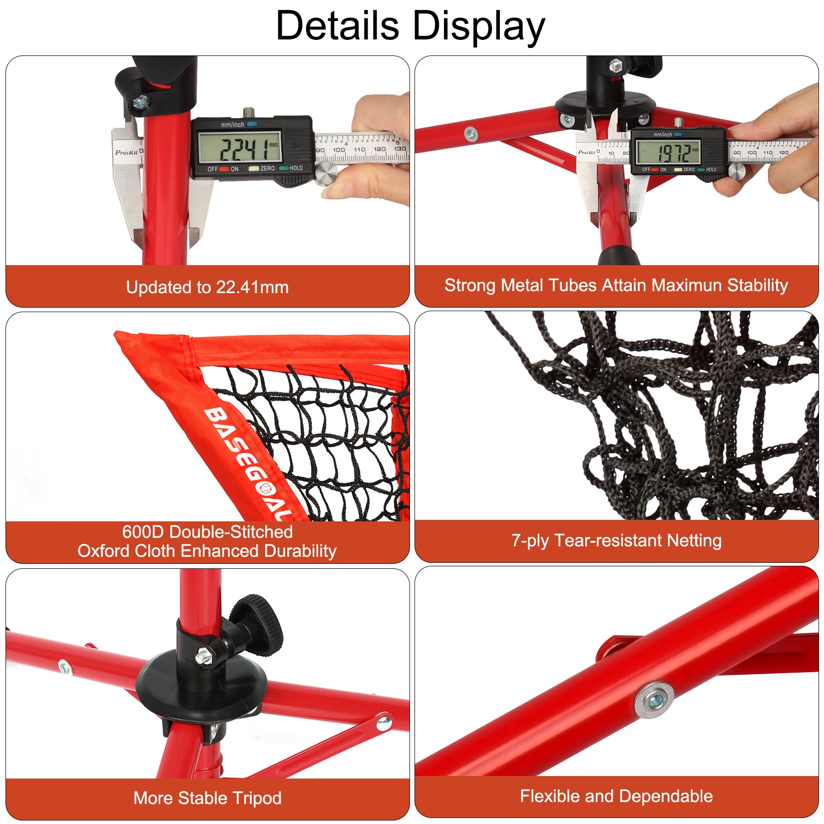 14.6" Portable Tee Ball Set for Kids – Adjustable Tee with Carry Bag & Caddy