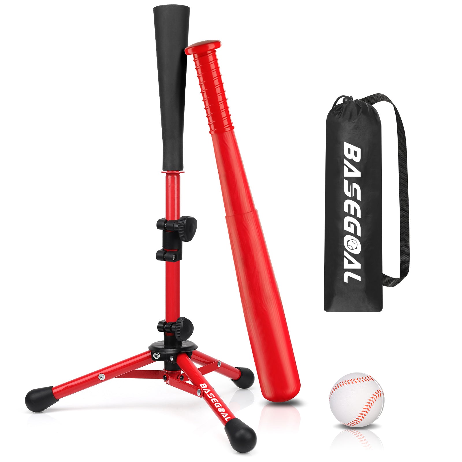 Adjustable Baseball & Softball Batting Tee for Kids