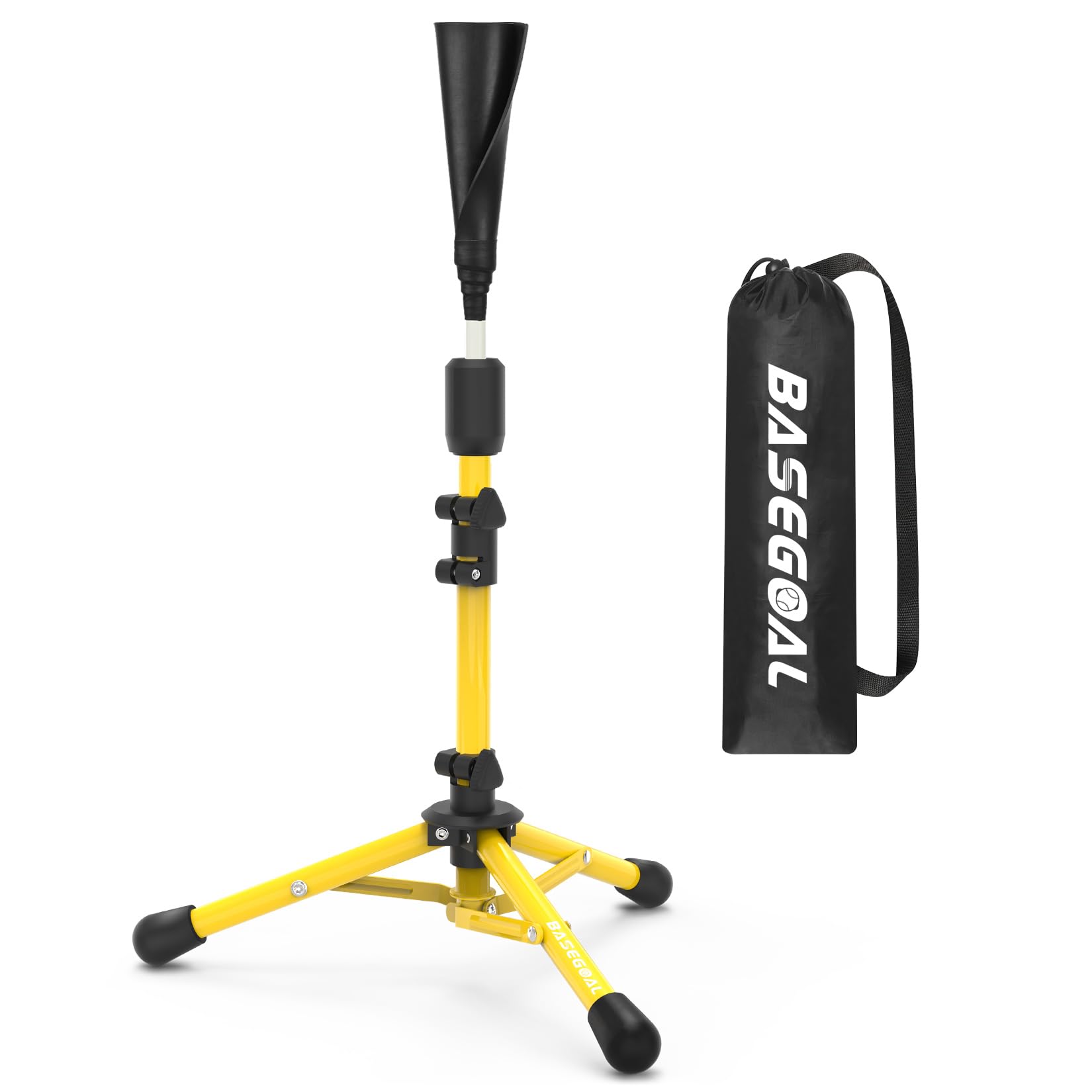Adjustable Kids Baseball Batting Tee – Youth Tee Ball & Softball Practice Stand