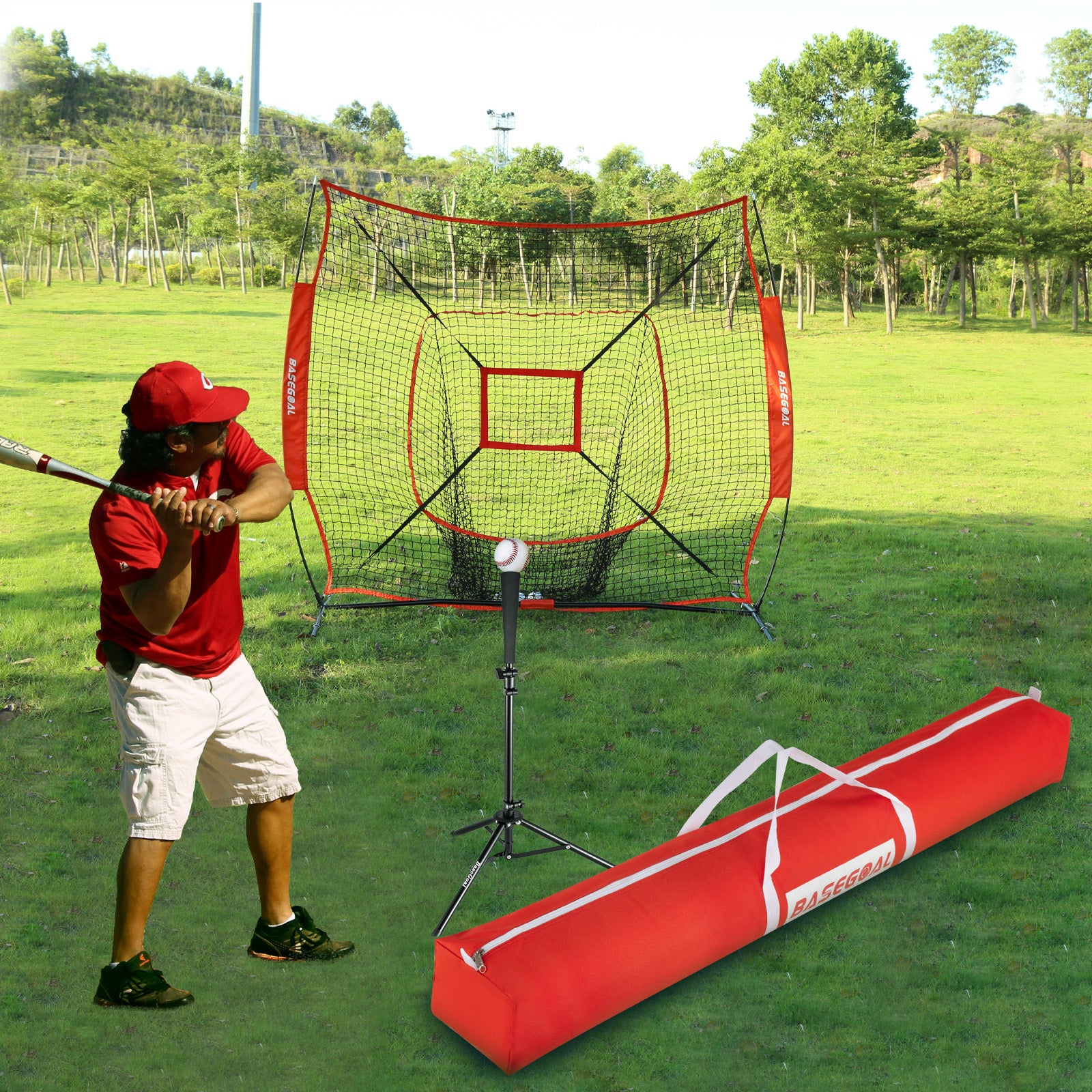 Baseball/Softball Net Bag – Waterproof, Durable, Fits 7x7 Nets