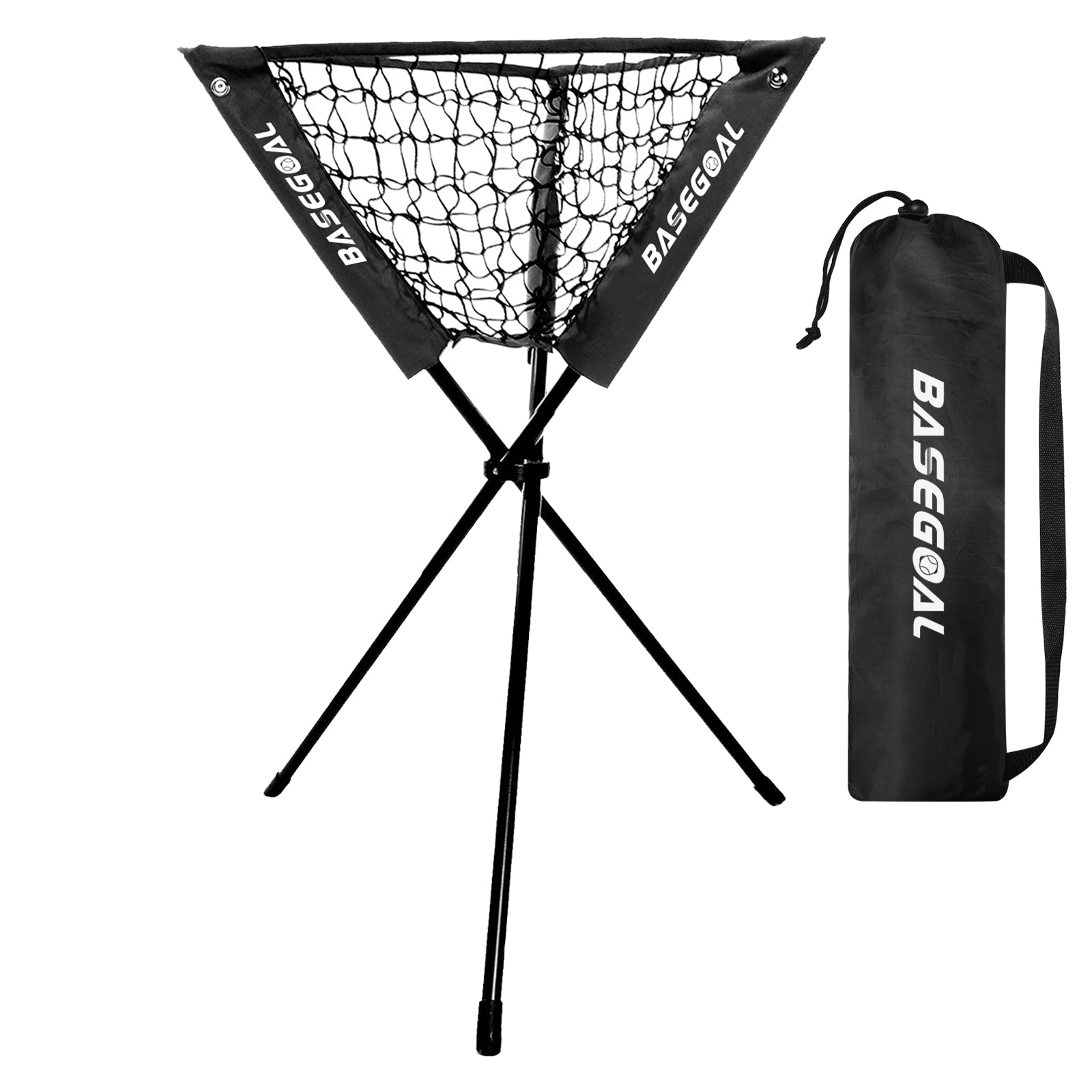 Ball Caddy – Portable Foldable Baseball & Softball Practice Basket