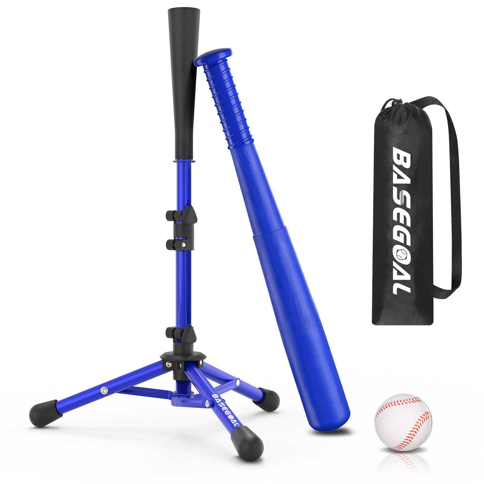 Adjustable Baseball & Softball Batting Tee for Kids